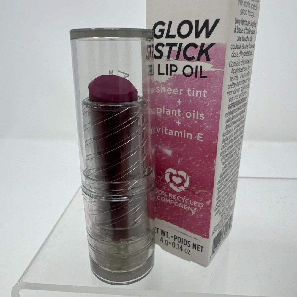 4 Glow Stick Lip Oil by Pacifica Sunrise Sheer Tint Plant Oils Vitamin E